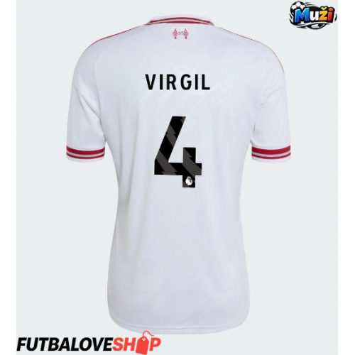 Dres Liverpool Virgil van Dijk #4 Preč 2026-27 Krátky Rukáv